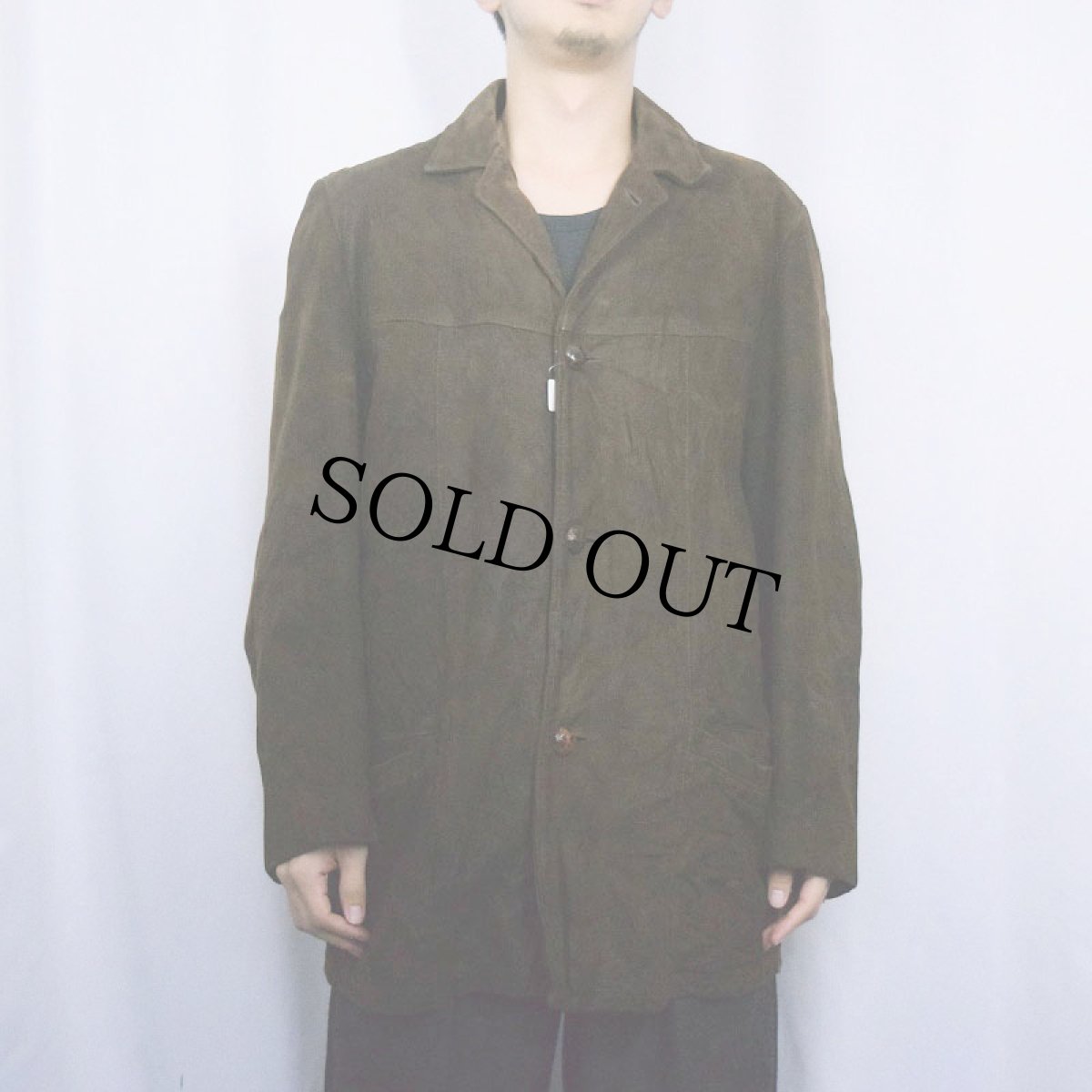 画像2: 60's Kurland ボアライナー付き スエードレザージャケット (2)