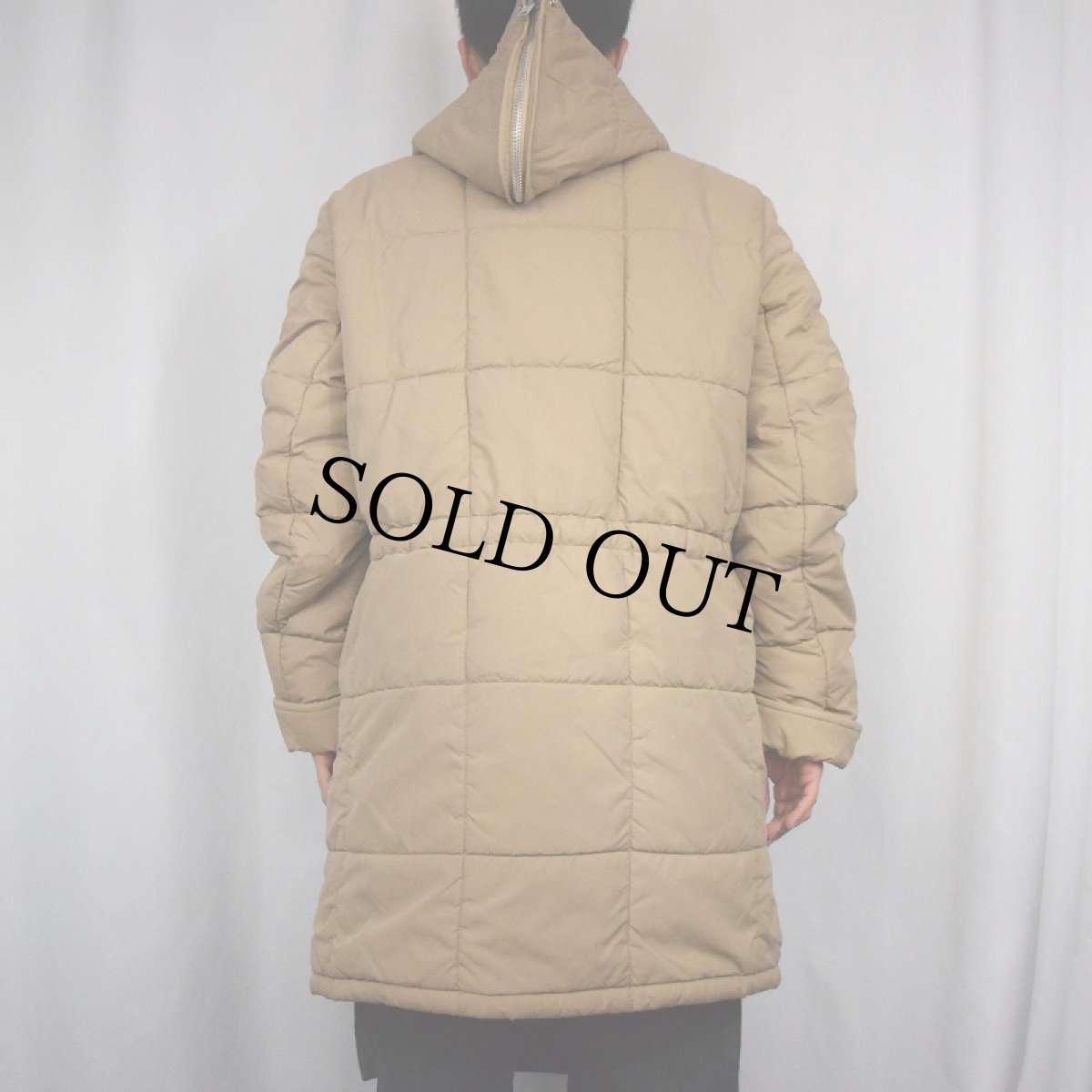 画像4: 70〜80's Mighty Mac USA製 中綿入り ラビットフード キルティングハーフジャケット SIZE40 (4)