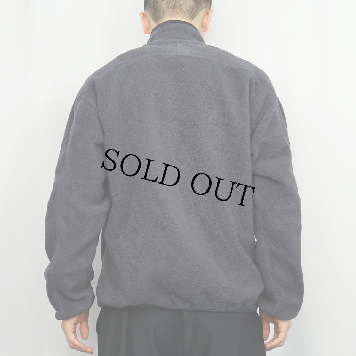 画像3: 90's Woolrich USA製 フリースジップジャケット NAVY M (3)