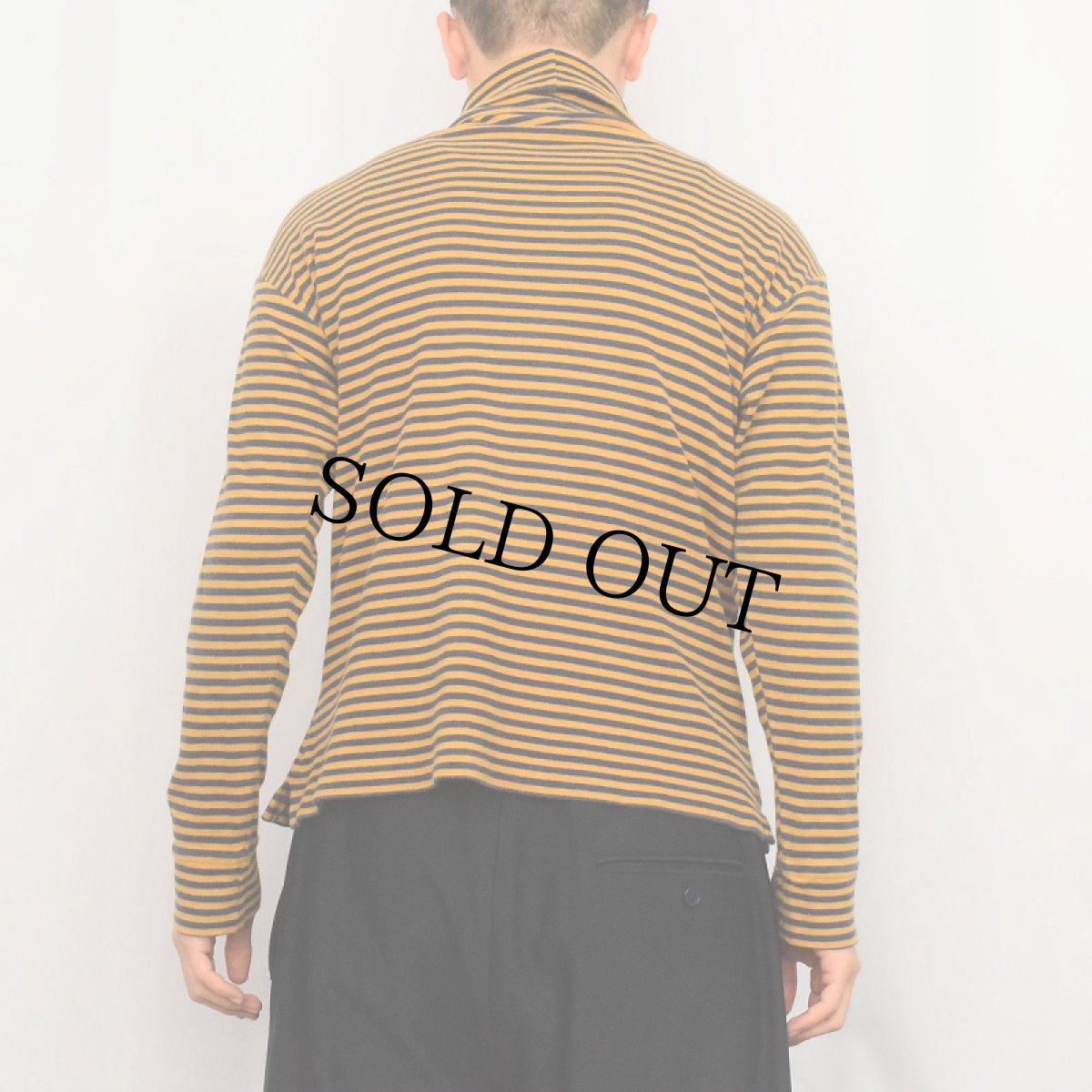 画像3: GAP ボーダー柄 タートルネックロンT XL (3)