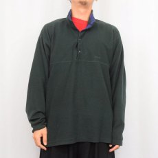 画像2: 90's Patagonia USA製 ハーフスナップフリースジャケット XL (2)