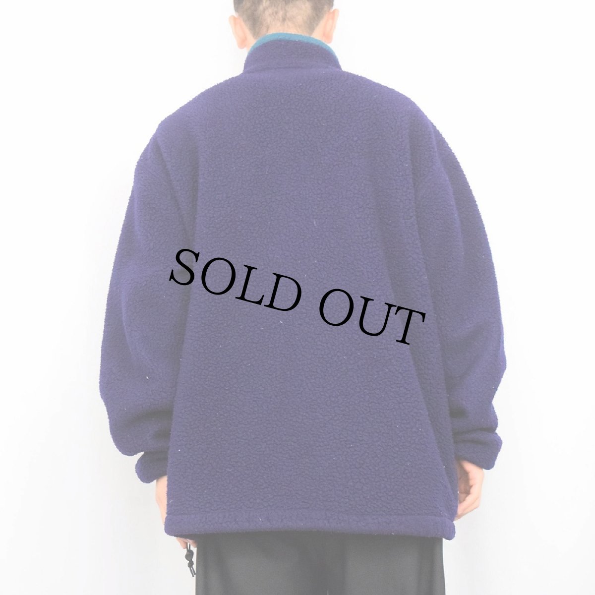 画像3: 90's L.L.Bean ハーフジップボアジャケット (3)