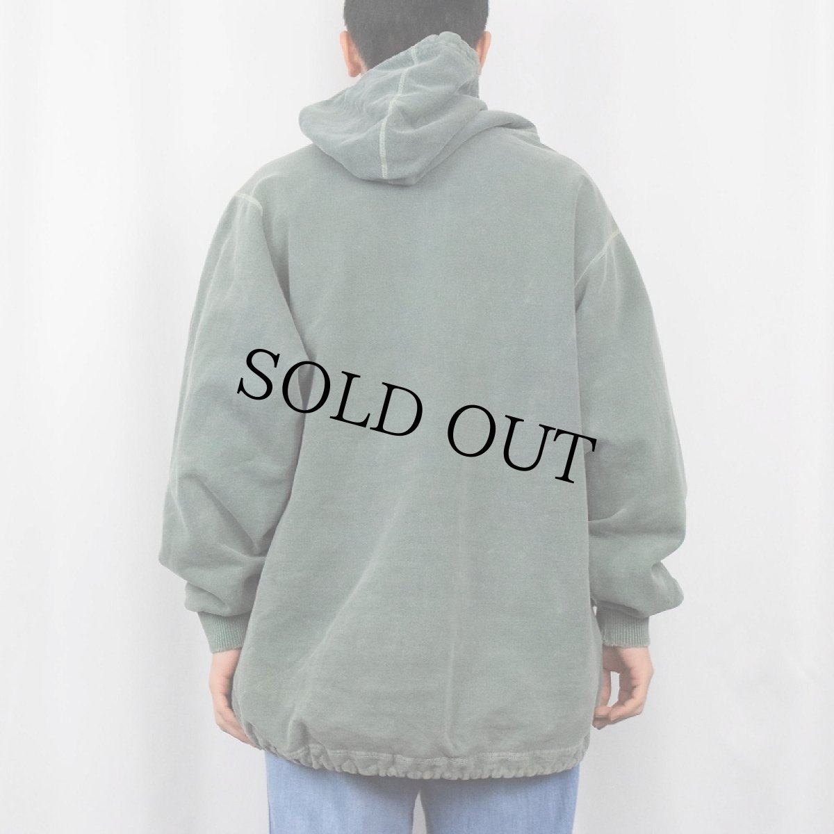 画像3: NON-FICTION CANADA製 フェードスウェットフーディー size2 (3)