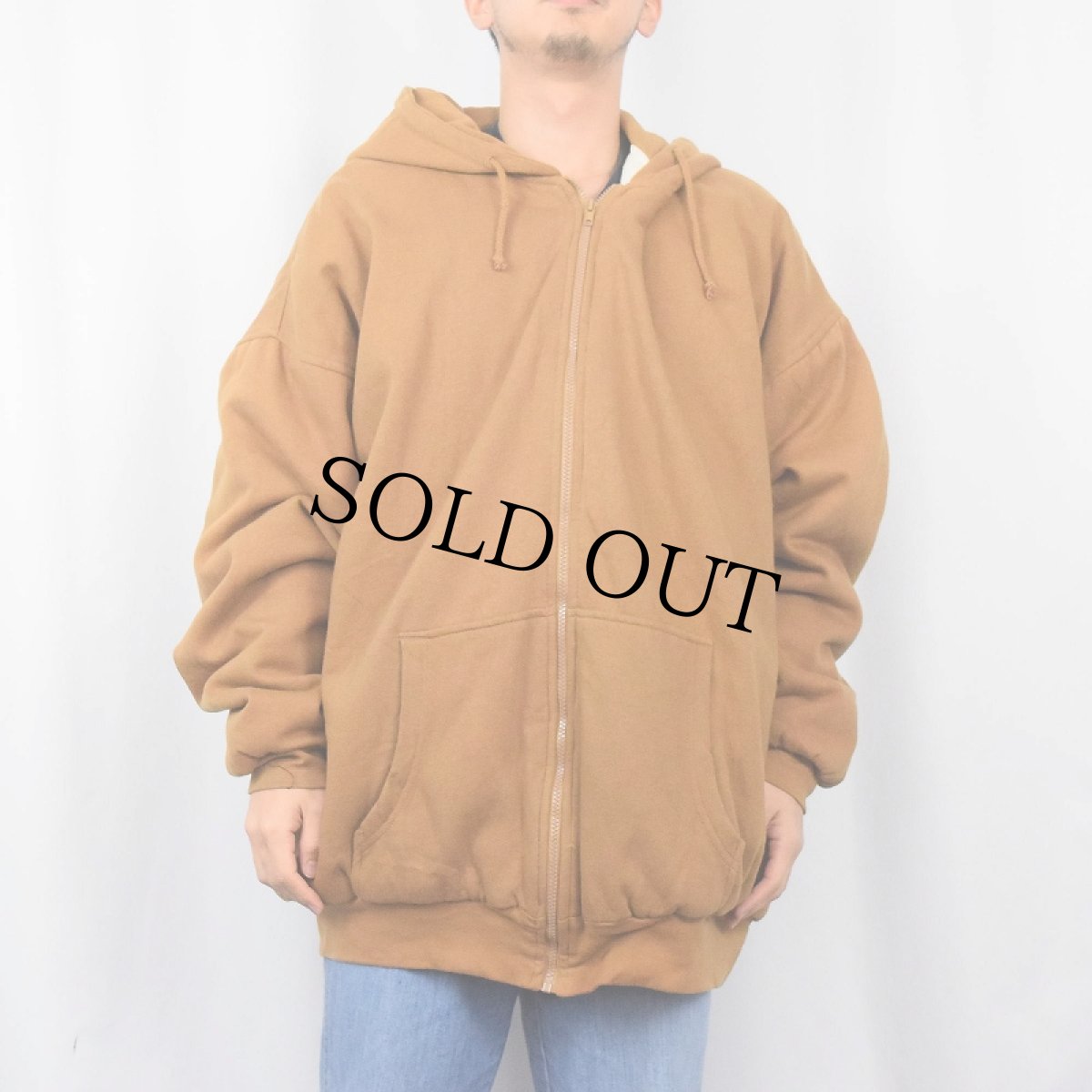 画像2: Bay Trading 裏サーマル スウェットジップパーカー 4XL (2)