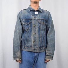 画像5: 70's LEVI'S 70505 BIGE "Cream / Disraeli Gears" ロックバンド ハンドペイント デニムジャケット (5)