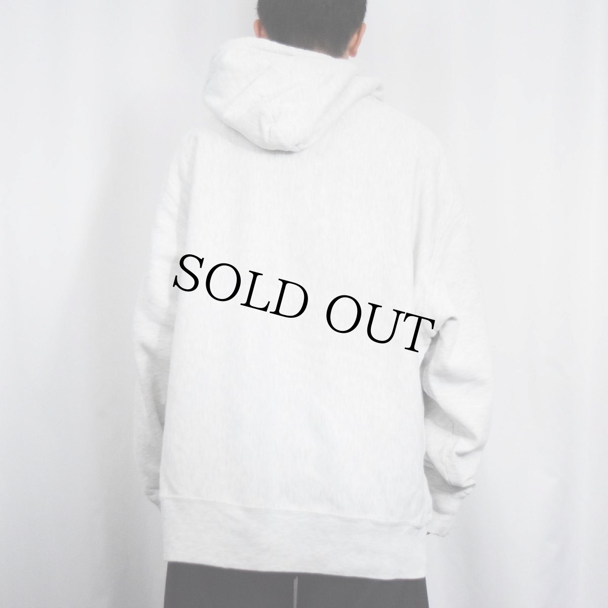 画像3: 2000's Champion REVERSE WEAVE "NYAC" ウイングフット プリントスウェットフーディー XL (3)