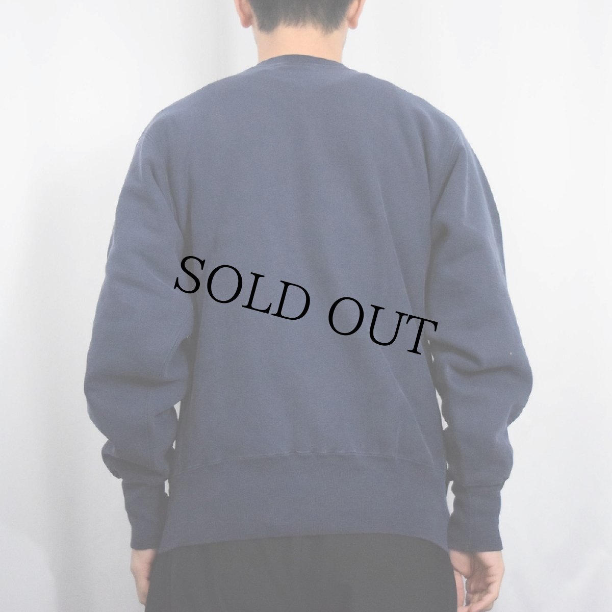 画像3: 90's Champion REVERSE WEAVE USA製 "WELLESLEY COLLEGE" プリントスウェット NAVY L (3)