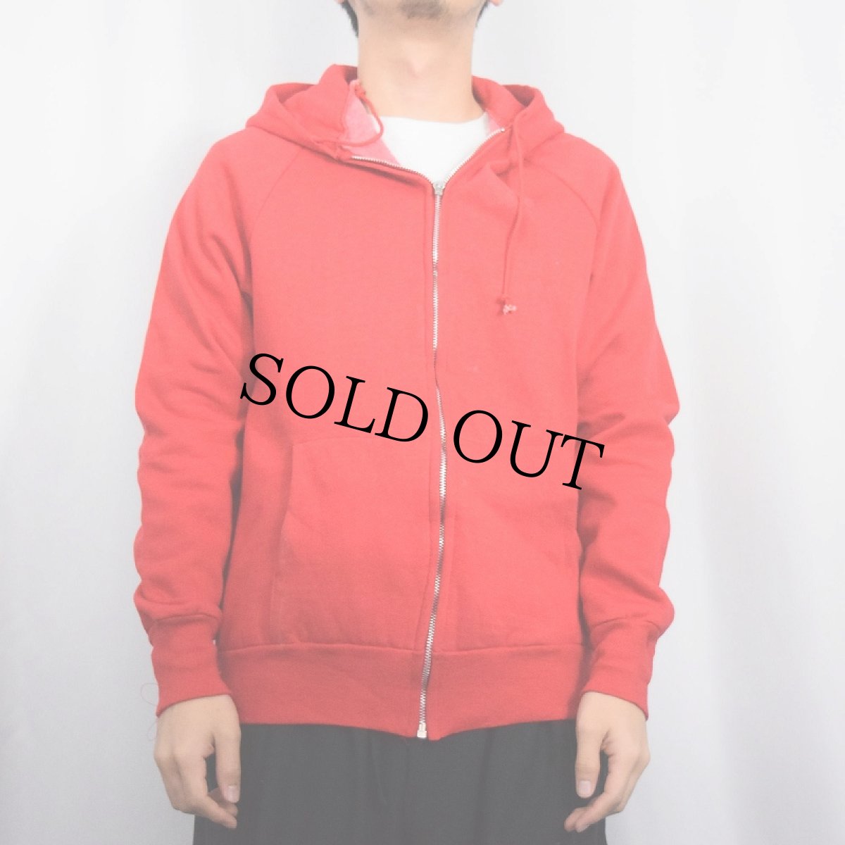 画像2: 70〜80's J.C.Penney 無地スウェットジップパーカー L (2)