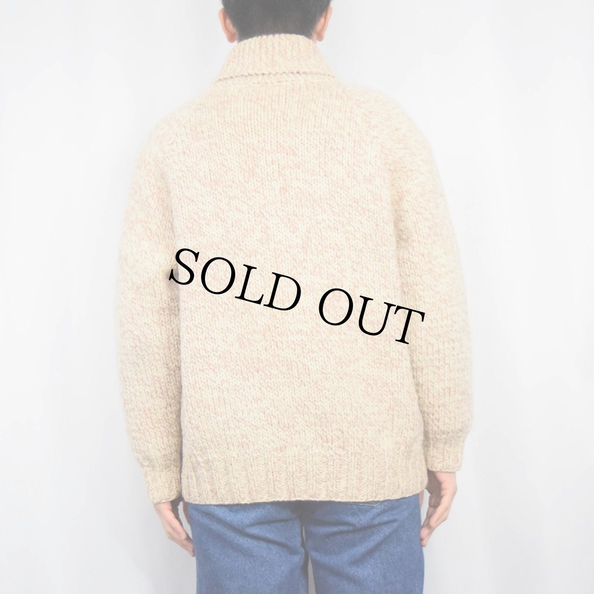 画像3: 60's カウチンニットジャケット (3)