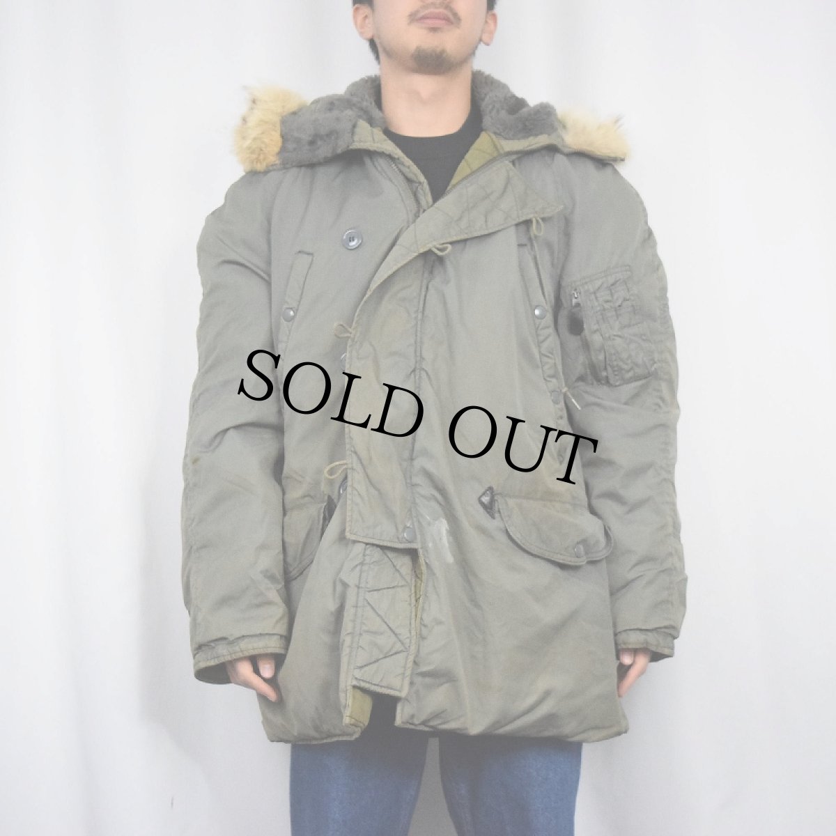 画像2: 60's U.S.AIR FORCE N-3B MODIFIED フライトジャケット MEDIUM (2)