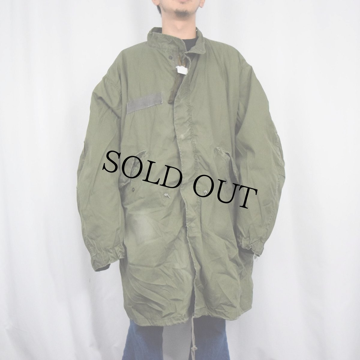 画像2: 80's U.S.ARMY M-65 モッズコート ライナー付き LARGE (2)