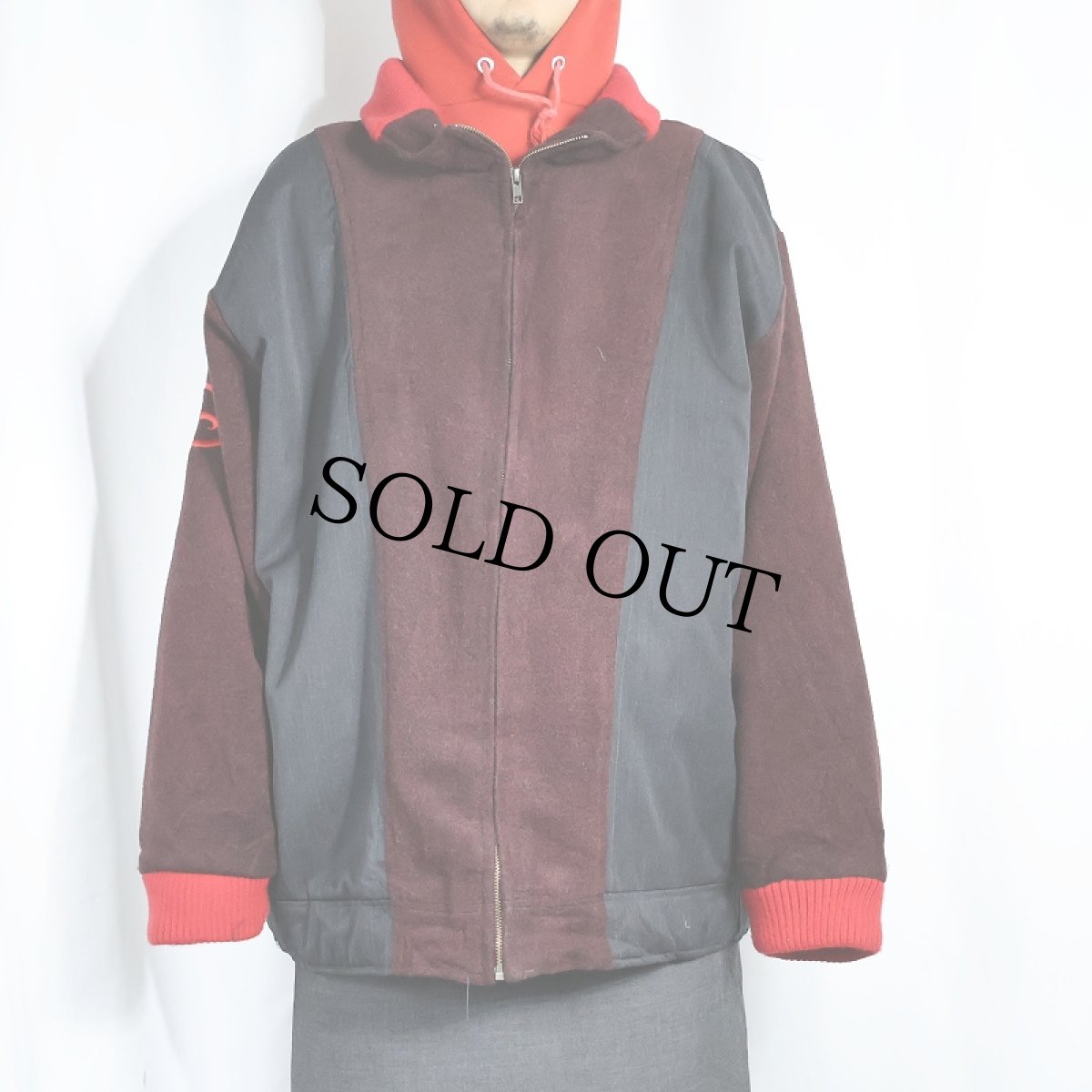 画像2: 90's Disney Worldwide Seavices 切り替えデザイン ウールユニフォームジャケット 3XL (2)