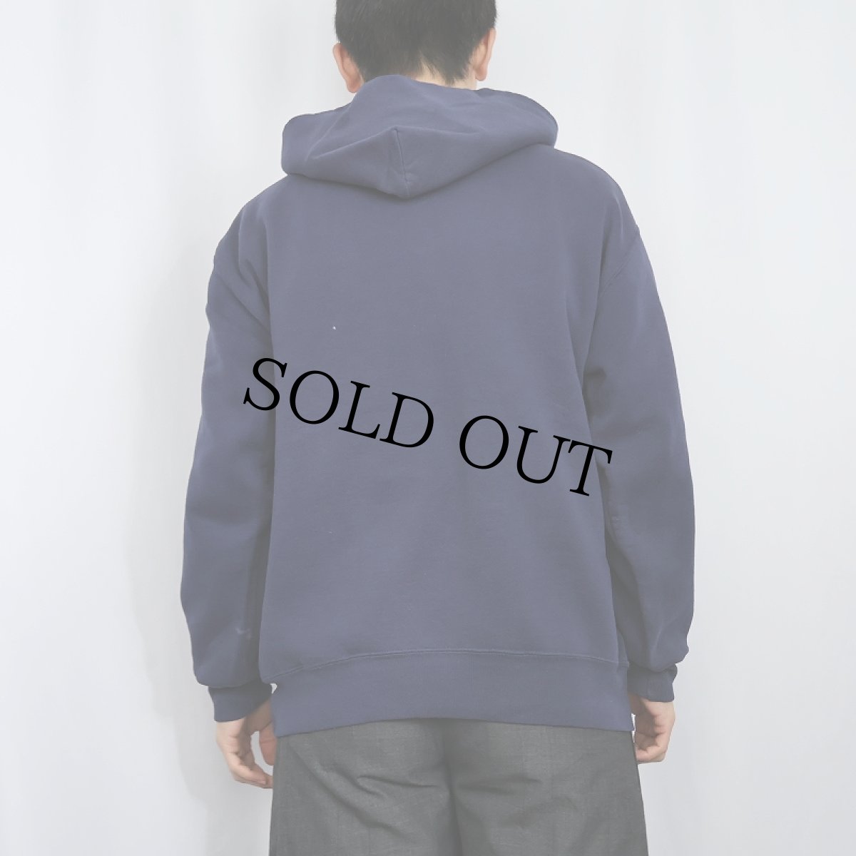 画像3: 90's〜 RUSSELL ATHLETIC USA製 無地スウェットフーディ NAVY XXL (3)