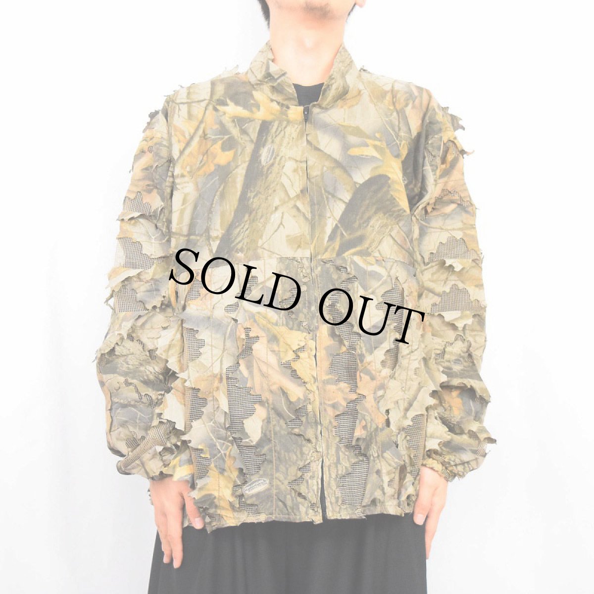 画像2: 90's UNDERBRUSH リアルツリーカモ柄 3Dギリージャケット L (2)