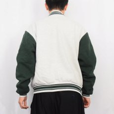 画像3: 90's FRUIT OF THE LOOM 2トーン スウェットスタジャン XL (3)