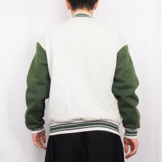 画像3: 90〜2000's FRUIT OF THE LOOM 2トーン スウェットスタジャン L (3)