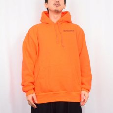 画像2: 90's CAMBER USA製 "MITCHELL PROGRAM" 裏サーマル プリントスウェットフーディ XL (2)