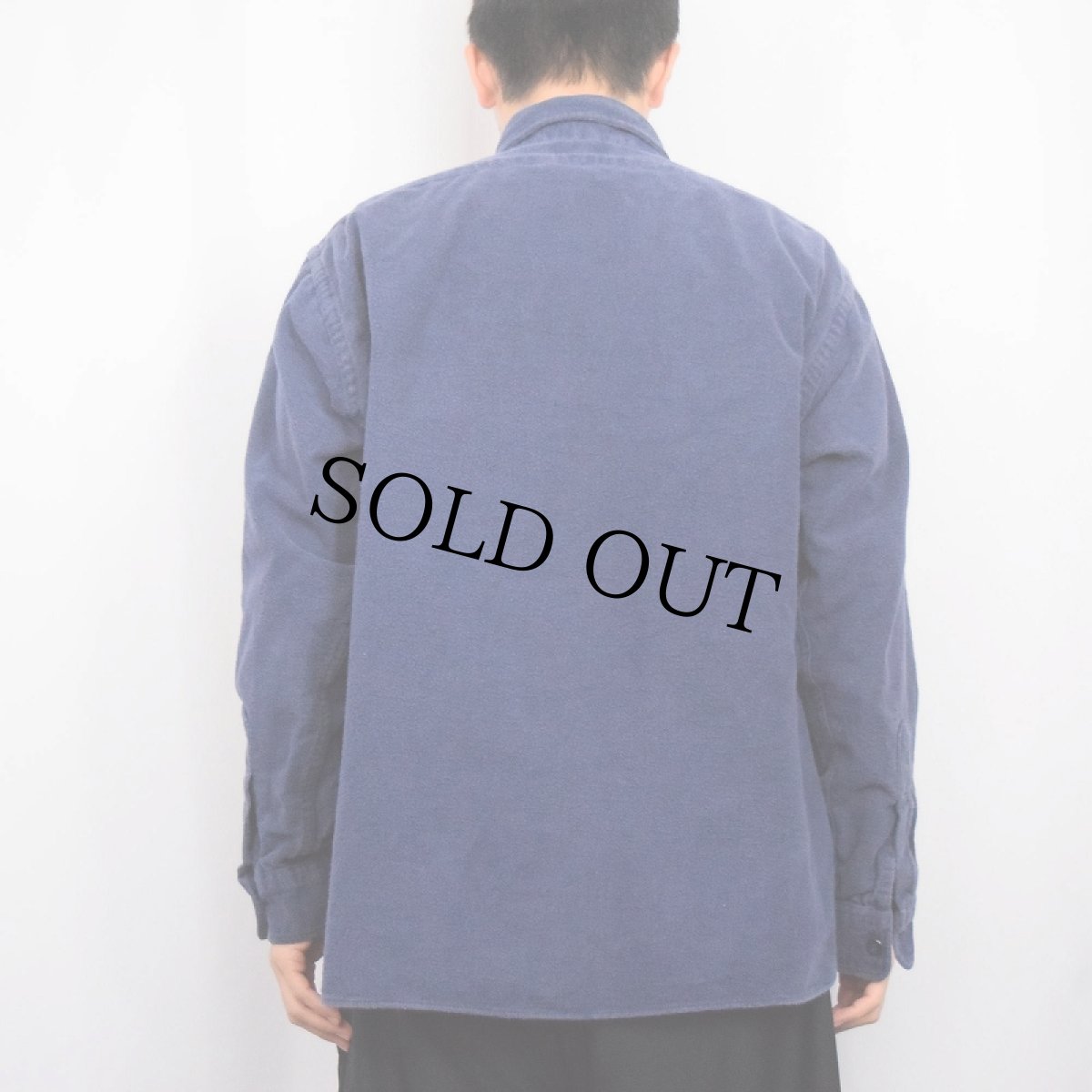 画像3: 80's L.L.Bean シャモアクロスシャツ SIZE17 1/2 (3)