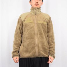 画像2: U.S.MILITARY ECWCS GEN3 Cold Weather コヨーテフリースジャケット MEDIUM-REGULAR (2)