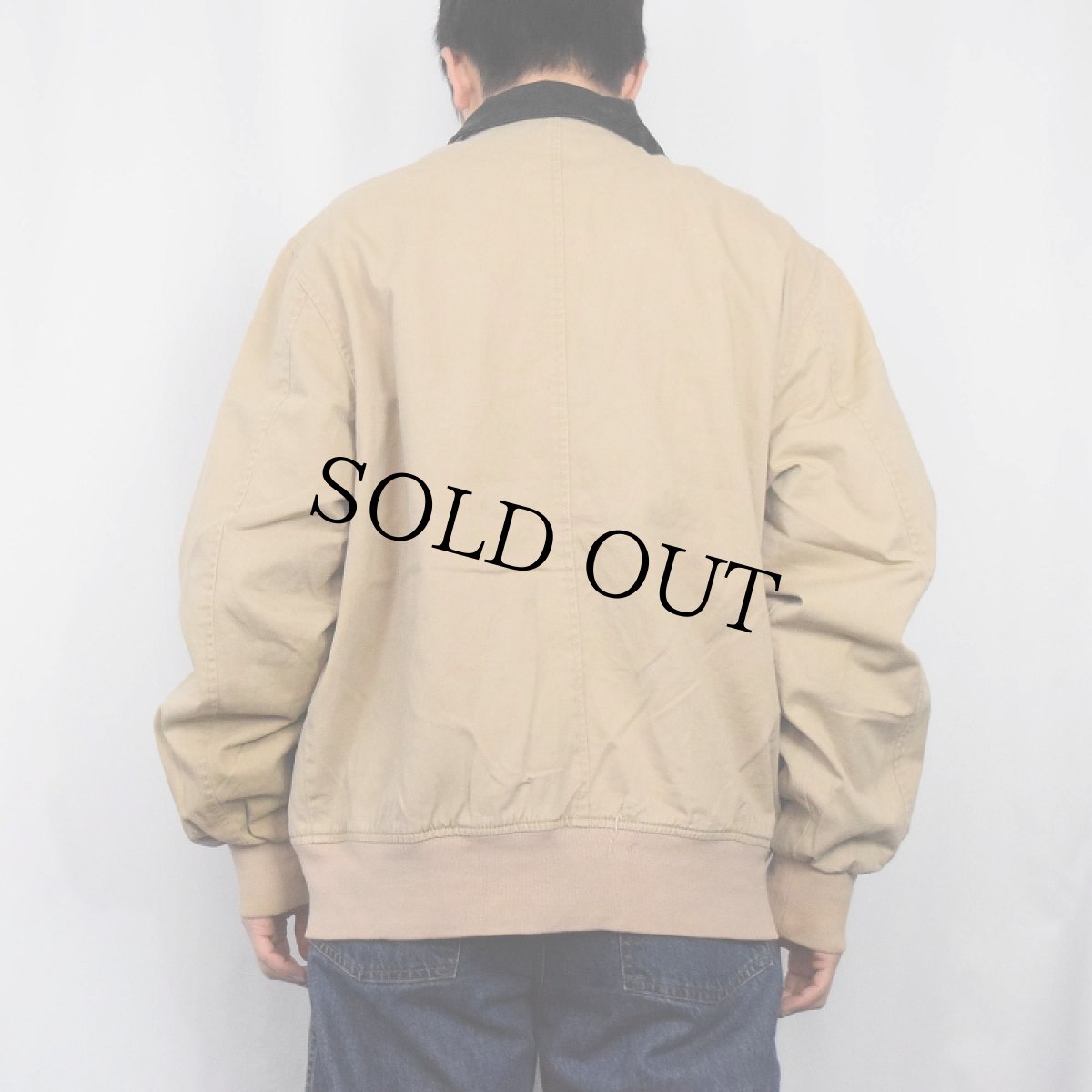 画像3: 80's Schott "A-2 TYPE" レザー切り替え フライトジャケット L (3)