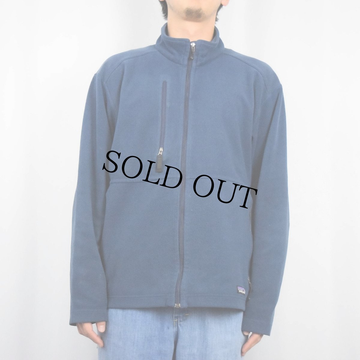 画像2: 2000's patagonia シンチラ フリースジップジャケット NAVY M (2)