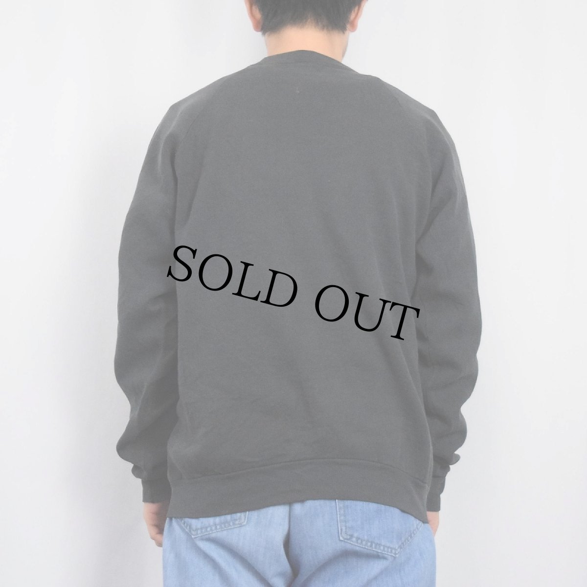 画像3: 90's FRUIT OF THE LOOM USA製 "LOUISVILLE" プリントラグランスウェット BLACK XL (3)