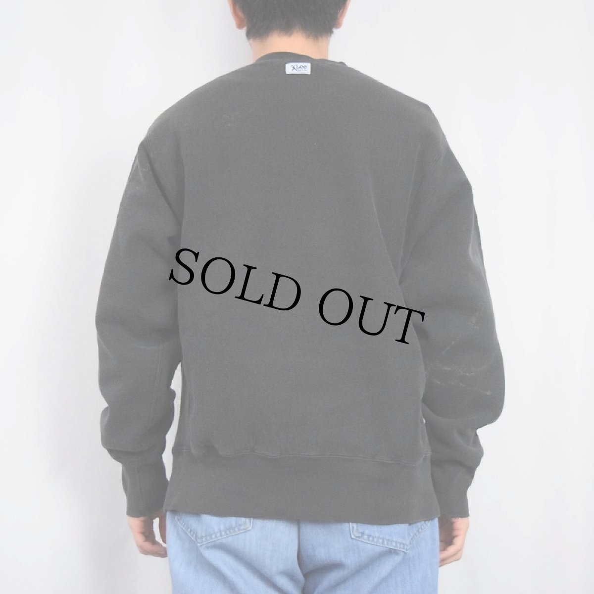 画像3: 90's Lee SPORT USA製 REVERSE WEAVE TYPE プリントスウェット BLACK L (3)