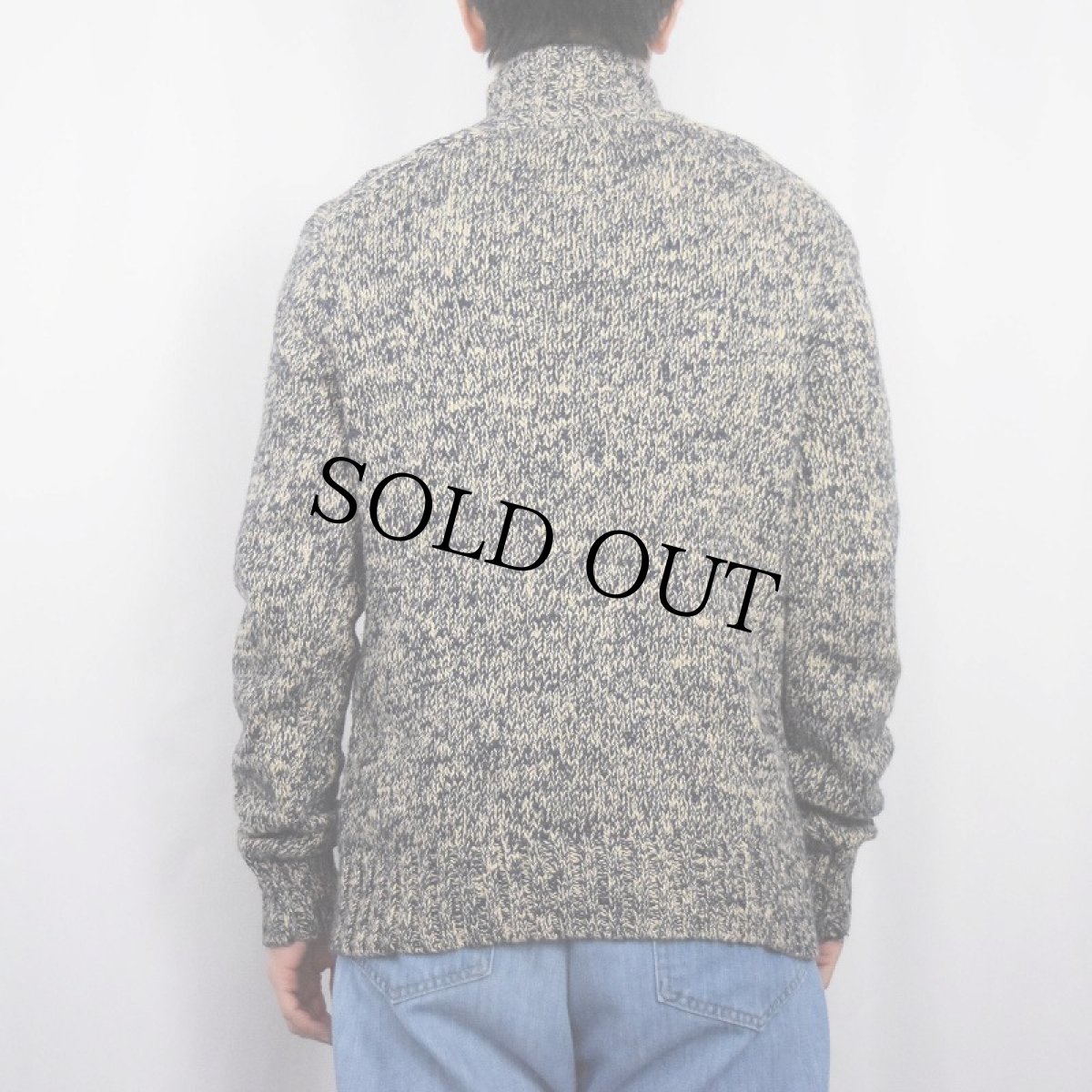 画像3: POLO Ralph Lauren ハイネック コットンニットセーター S (3)