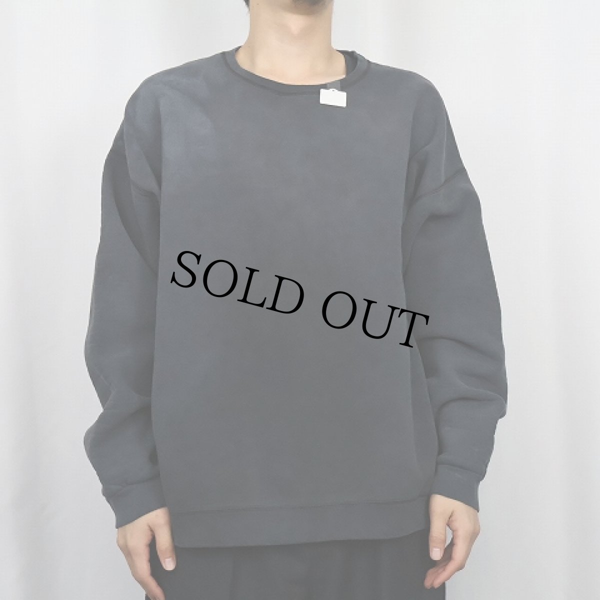 画像2: Hanes 無地スウェット BLACK XL (2)