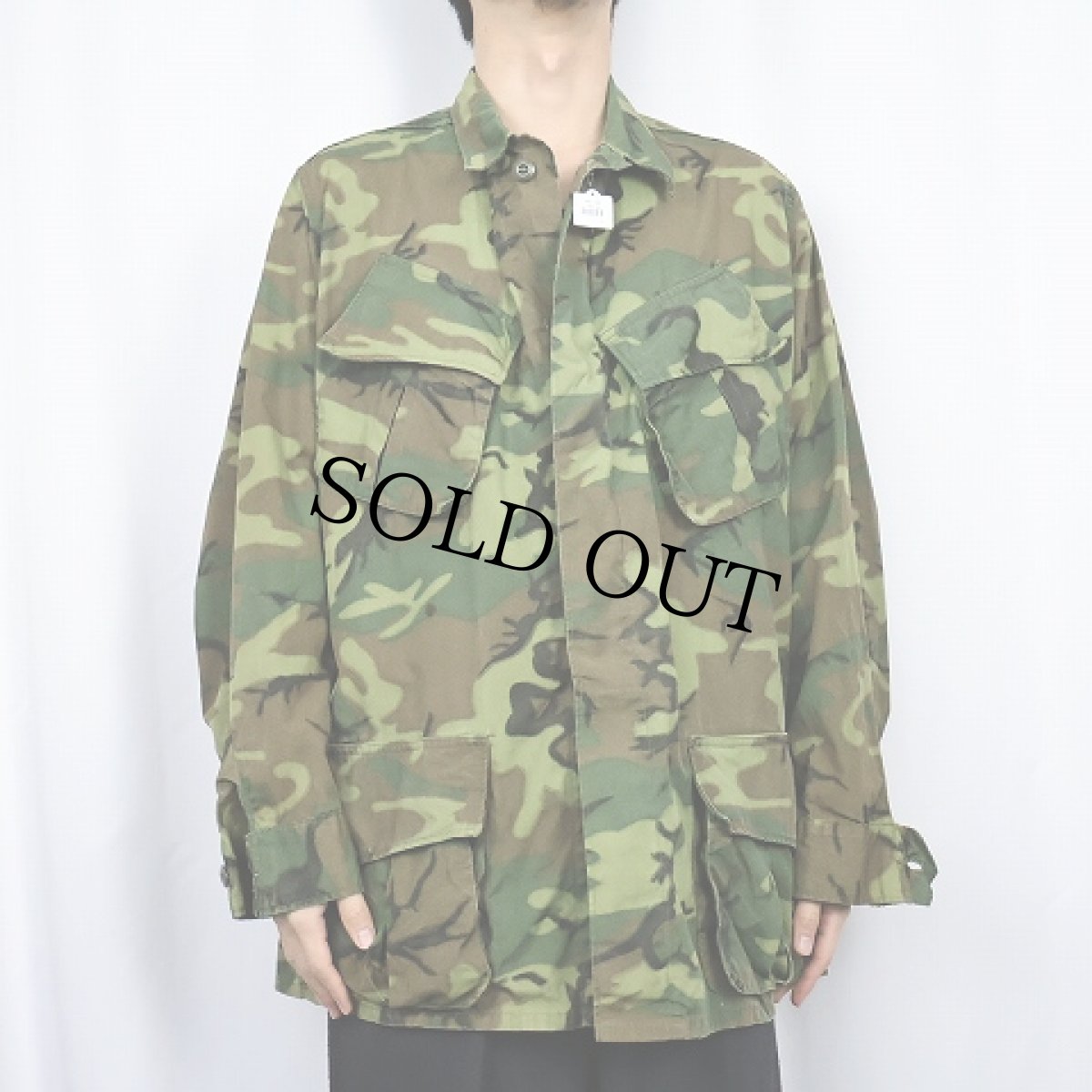 画像2: 60's U.S.ARMY ERDL迷彩 "グリーンリーフ" ファティーグジャケット 3rd MEDIUM-REGULAR (2)