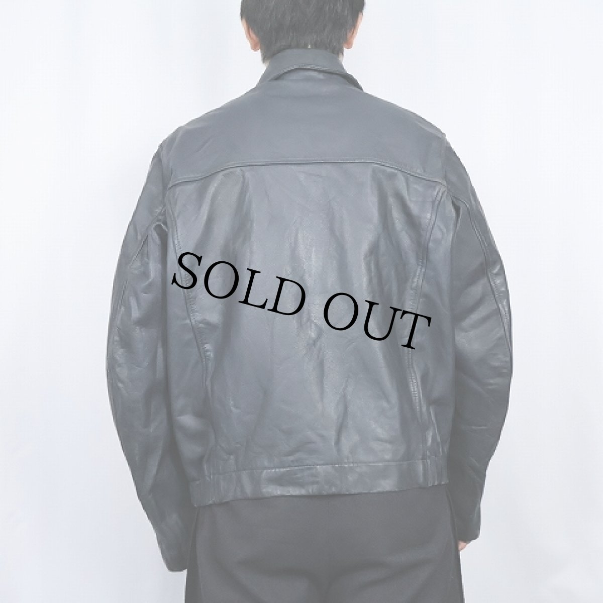 画像3: 70〜80's "FRENCH AIR FORCE Type" レザージャケット (3)