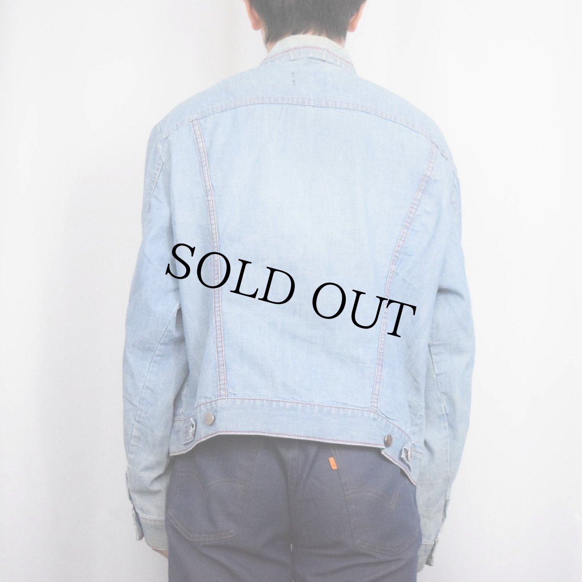 画像3: 80's Wrangler USA製 刺繍デザイン デニムジャケット SIZE46 (3)