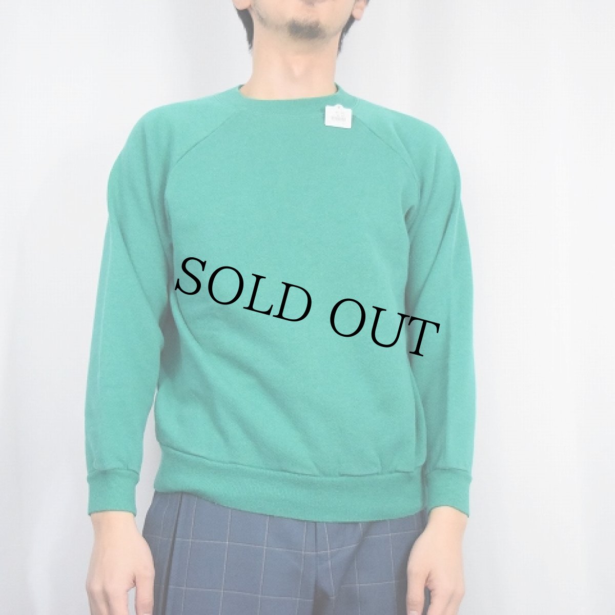 画像2: 【お客様お支払い処理中】 70〜80's 無地ラグランスウェット ※特定のお客様以外ご購入できませんので、ご了承ください。 (2)