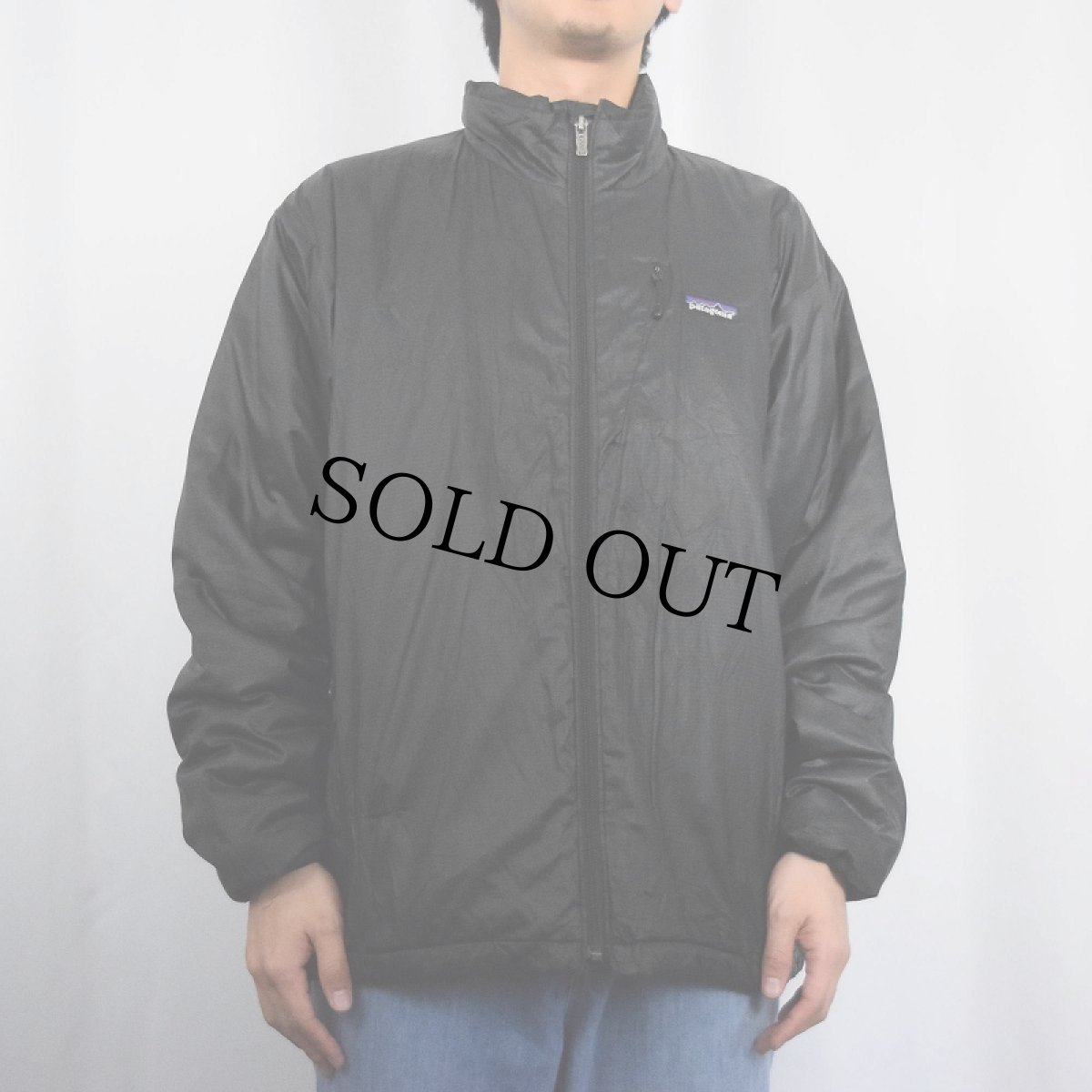 画像2: 2000's patagonia マイクロパフジャケット BLACK M (2)