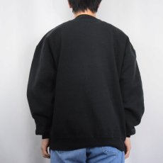 画像3: 90's〜 RUSSELL ATHLETIC USA製 "BUCCANEERS" 前V プリントスウェット BLACK XL (3)