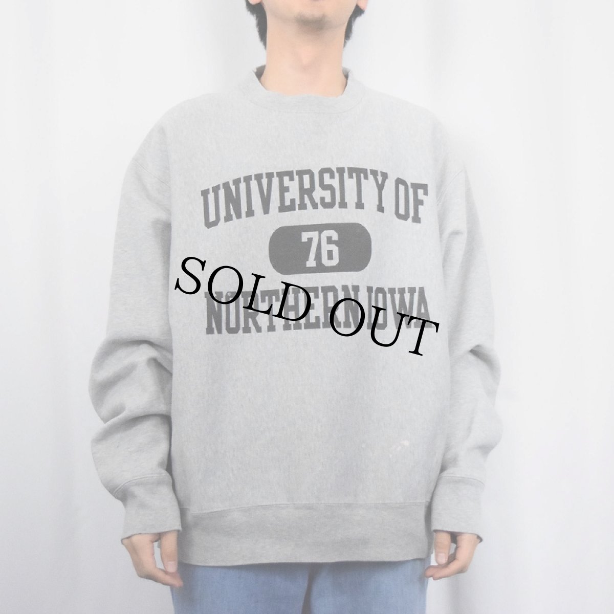 画像2: 2000's Champion REVERSE WEAVE プリントスウェット L (2)