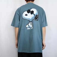 画像4: 90's SNOOPY USA製 "JOE COOL" パロディプリントTシャツ XL (4)
