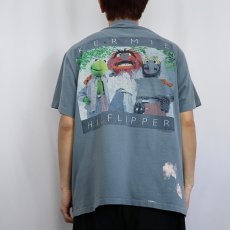 画像4: 90's The Muppets USA製 "KERMIE HILFLIPPER" パロディプリントTシャツ (4)