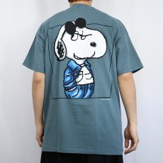 画像4: 90's SNOOPY USA製 パロディプリントTシャツ L (4)