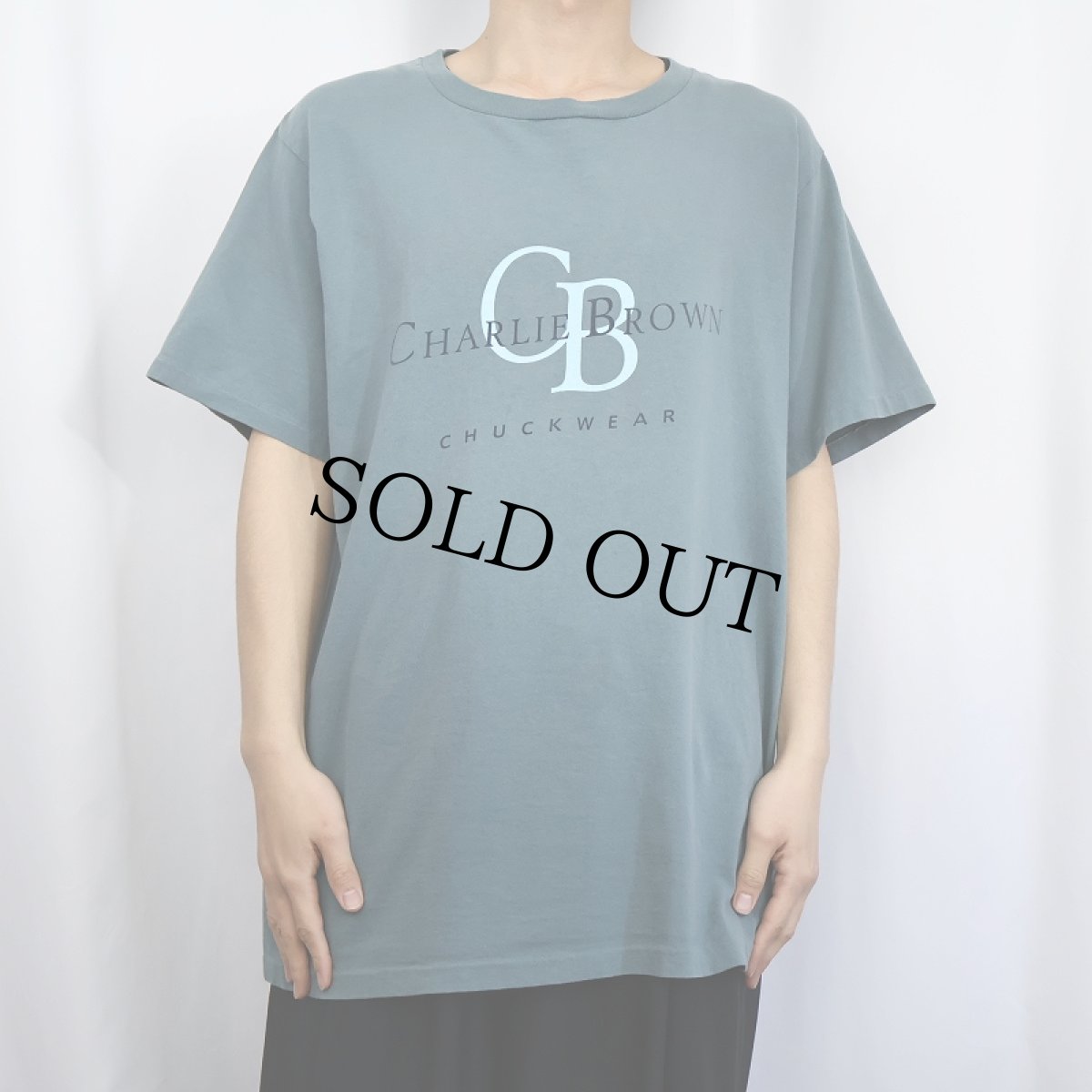 画像3: 90's CHARLIE BROWN USA製 パロディプリントTシャツ L (3)