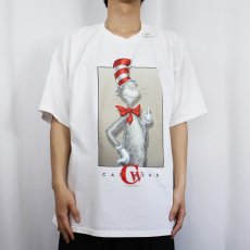 画像2: 90's Dr.Seuss USA製 "CAT WEAR" パロディプリントTシャツ XL (2)