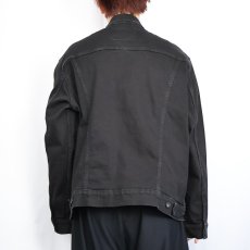 画像3: Levi's ブラックデニムジャケット XL (3)