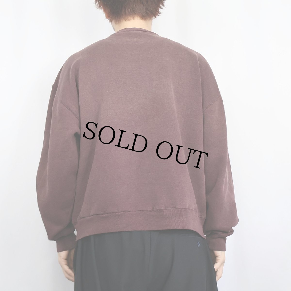 画像3: RUSSELL ATHLETIC 前V フェードスウェット L (3)