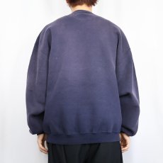 画像3: RUSSELL ATHLETIC 前V フェードスウェット NAVY XL (3)