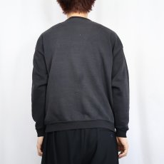 画像3: RUSSELL ATHLETIC 前V フェードスウェット BLACK YOUTH XL (3)