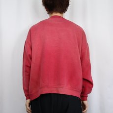 画像3: Champion 前V ロゴ刺繍 フェードスウェット (3)