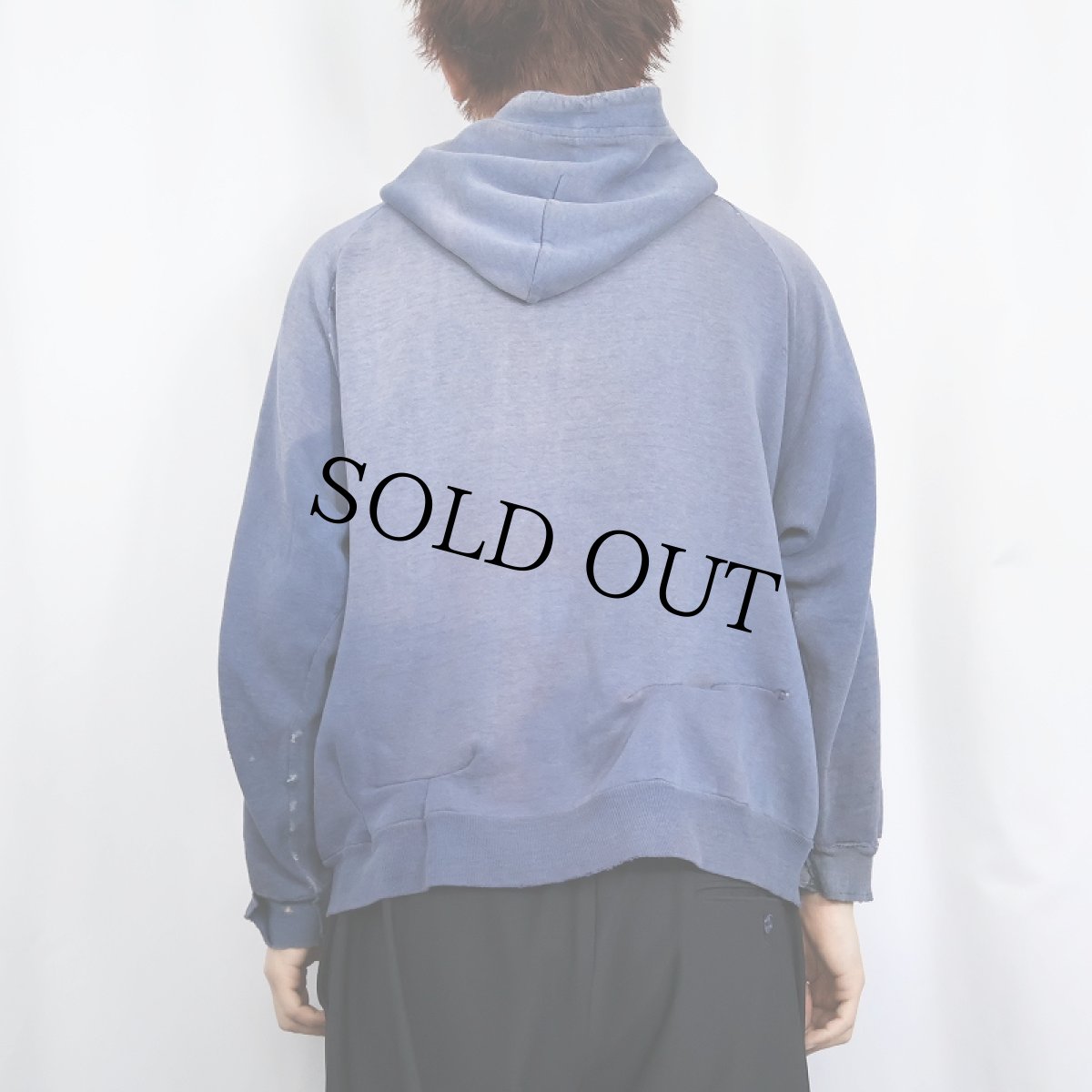 画像3: 80's〜 JCPnney フェードスウェットジップパーカー XL (3)