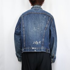 画像3: 60〜70's LEVI'S 70505 BIGE デニムジャケット SIZE48 (3)