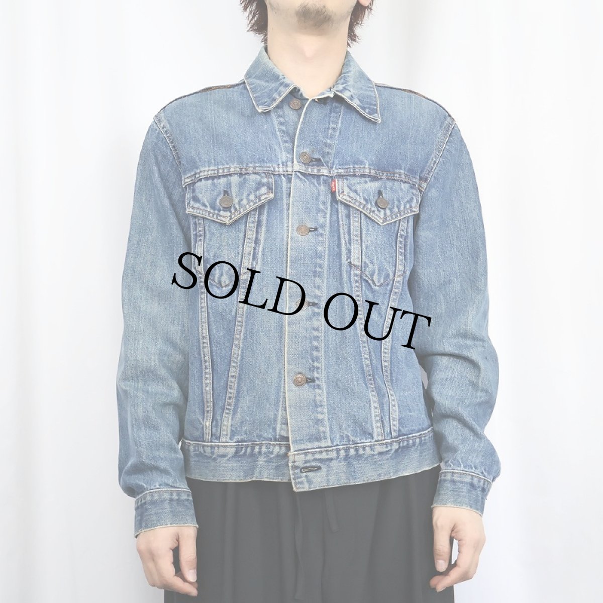 画像2: 70's Levi's 70505 USA製 デニムジャケット SIZE42 (2)