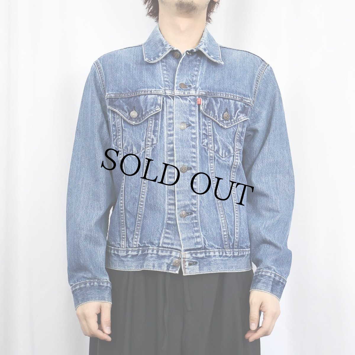 画像2: 70's Levi's 70505 USA製 デニムジャケット SIZE40 (2)